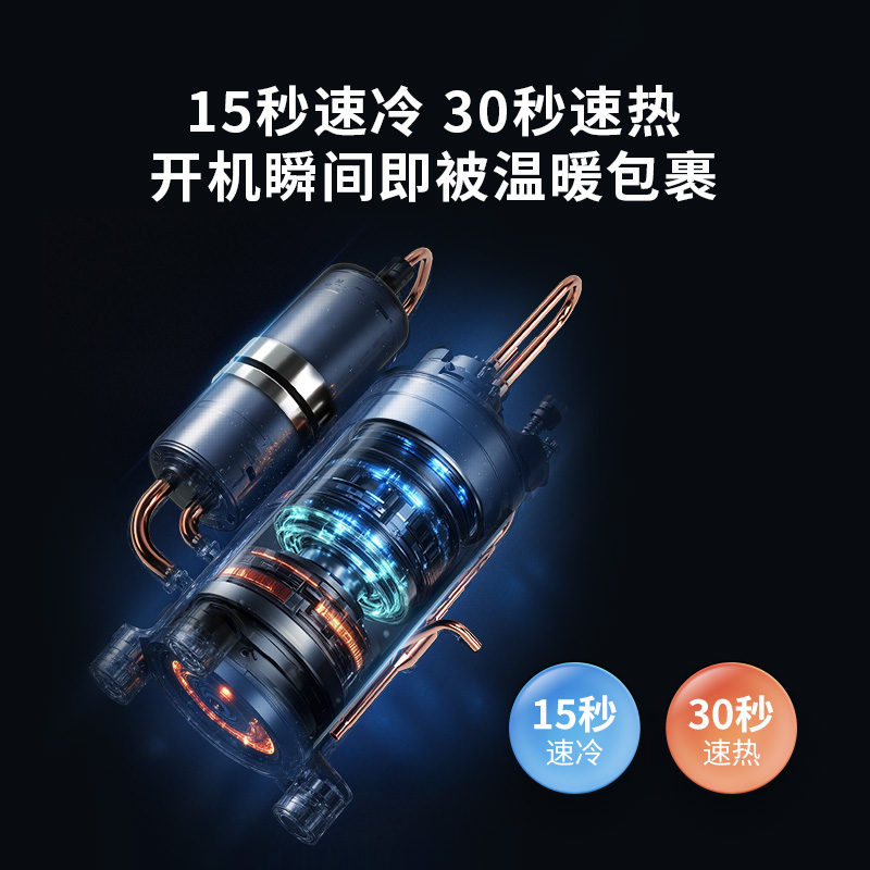 海尔出品统帅空调超省电Air大1匹一级能效变频挂机 纯铜管 国家补贴KFR-26GW/LXCA-1Pro