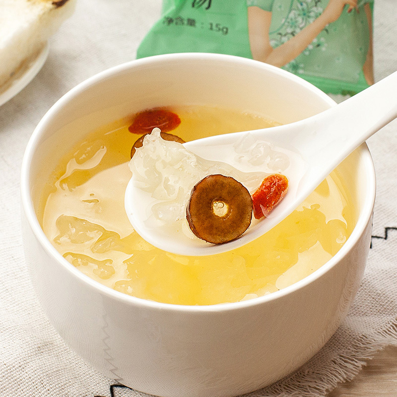 方家铺子 冻干红枣枸杞银耳汤90g 办公室白领速食免煮银耳羹