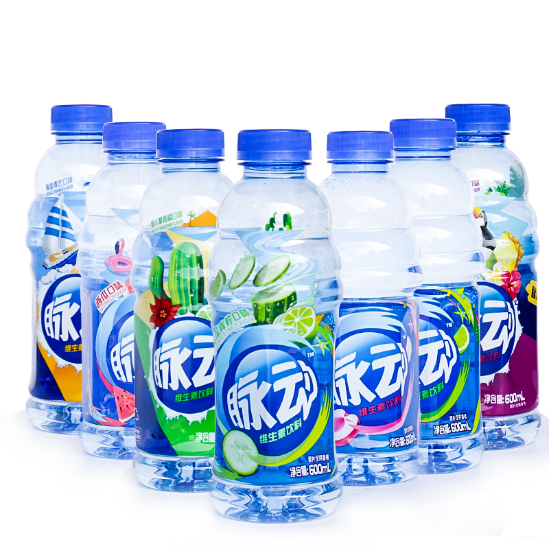 脉动mizone青柠口味运动饮料600ml15瓶整箱装视频