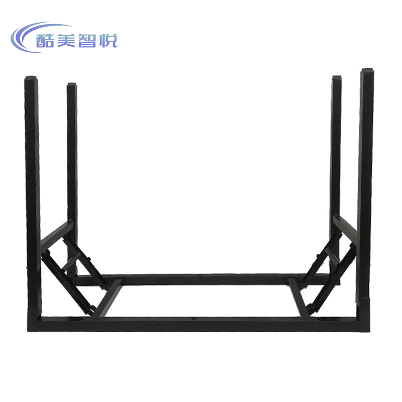 酷美智悦 单层折叠桌黄木纹120*50*75cm KM-JZ496 个高清大图