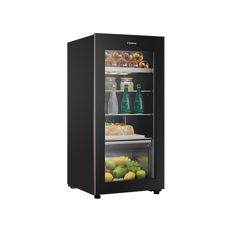 Casarte卡萨帝冰吧 LC-142WEBU1 142升冷柜红酒柜立式冰柜茶叶冷藏柜保鲜柜家用冰吧办公室水果饮料展示柜高清大图