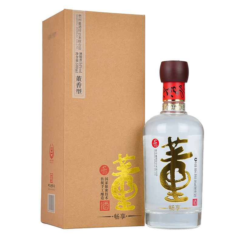 董酒畅享中华老字号54度董香型白酒500ml单瓶