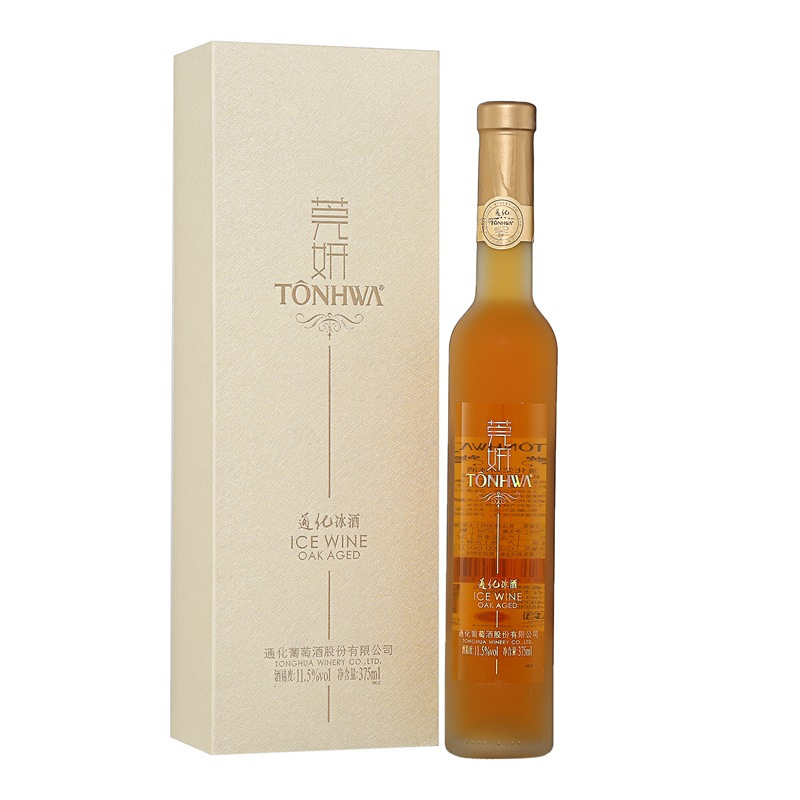 通化(TONHWA)葡萄酒 莞妍冰酒(冰白) 11.5度 375ml 单支甜葡萄酒(新老包装随机发货)