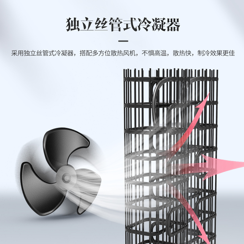 澳柯玛(AUCMA)SC-800单门展示柜冷藏保鲜饮料陈列商用冰柜冰箱大容量
