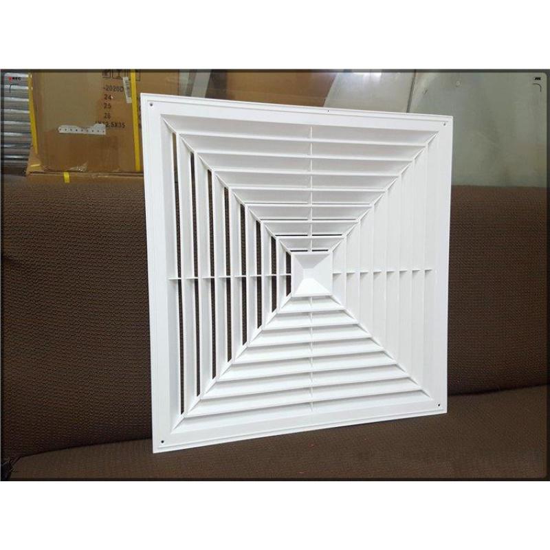 天花通风口闪电客盖塑料方形出风口空调排风口pvc散流器抽风口塑料