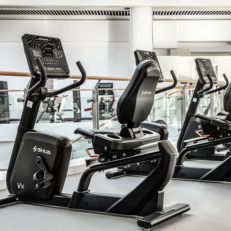 舒华(SHUA)商用高端卧式健身车B9100R室内运动健身器材V10系列 B9100R[LED版]高清大图