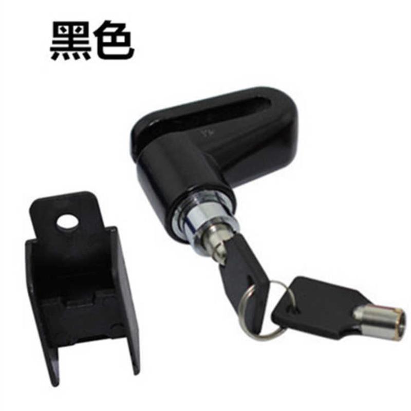 山地自行车碟刹锁安全防盗摩托车电动车碟片锁骑行装备单车配件 碟刹锁黑色