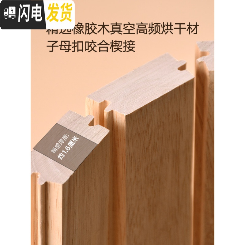 三维工匠泰国橡胶木实木米桶家用20斤30斤装密封防潮防虫面粉桶储米箱米缸收纳桶高清大图