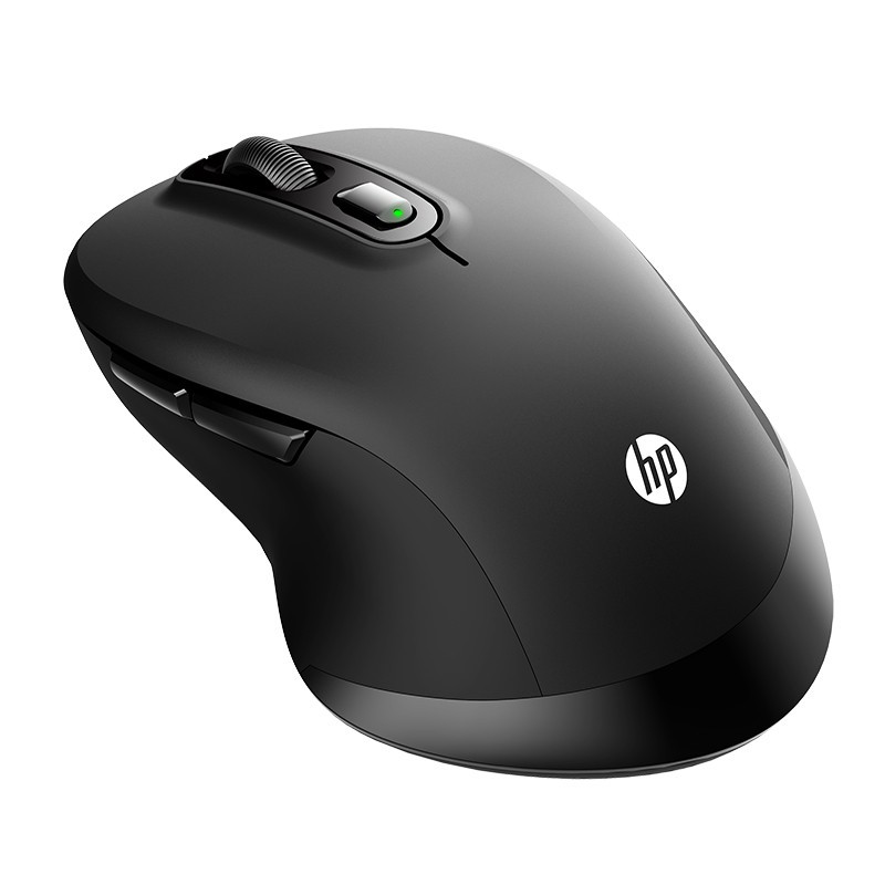 惠普(HP)FM710A 黑色 无线/蓝牙双模鼠标 商务学习办公蓝牙鼠标 类肤材质蓝牙激光鼠标