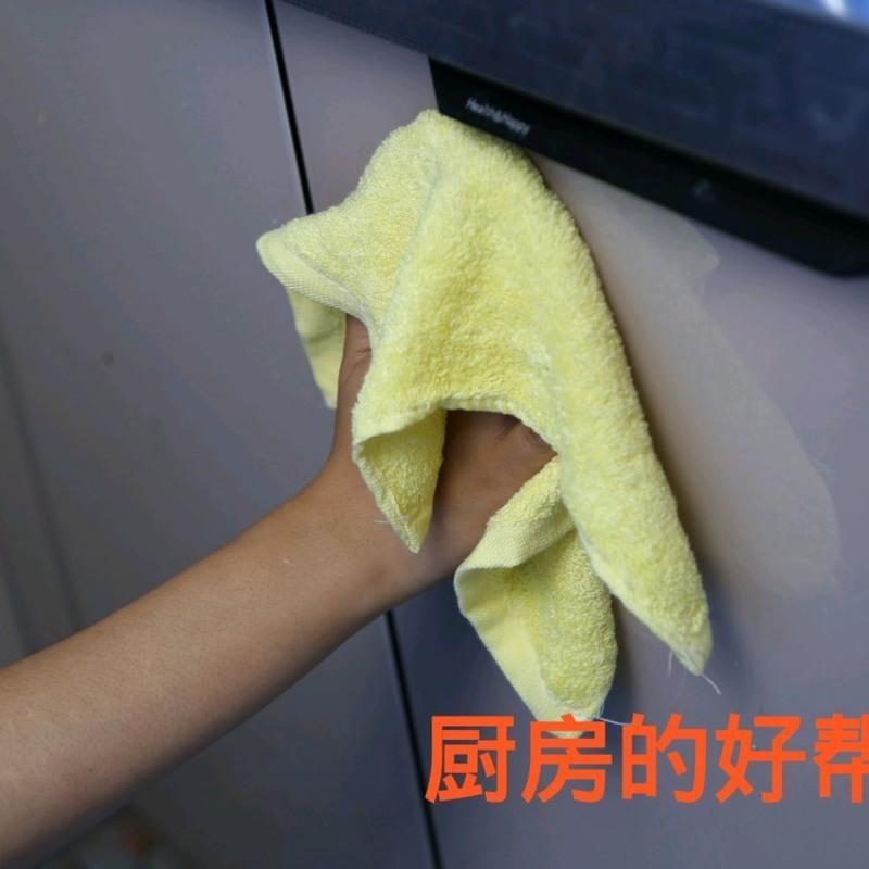 洗碗巾厨房家务清洁用具抹布吸水不沾油擦餐具方巾小毛巾家庭助手 洗碗巾3条