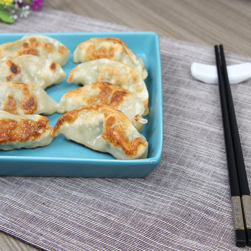 广州酒家利口福菜肉煎饺方便速食早餐美味饺子广式早茶点心240g