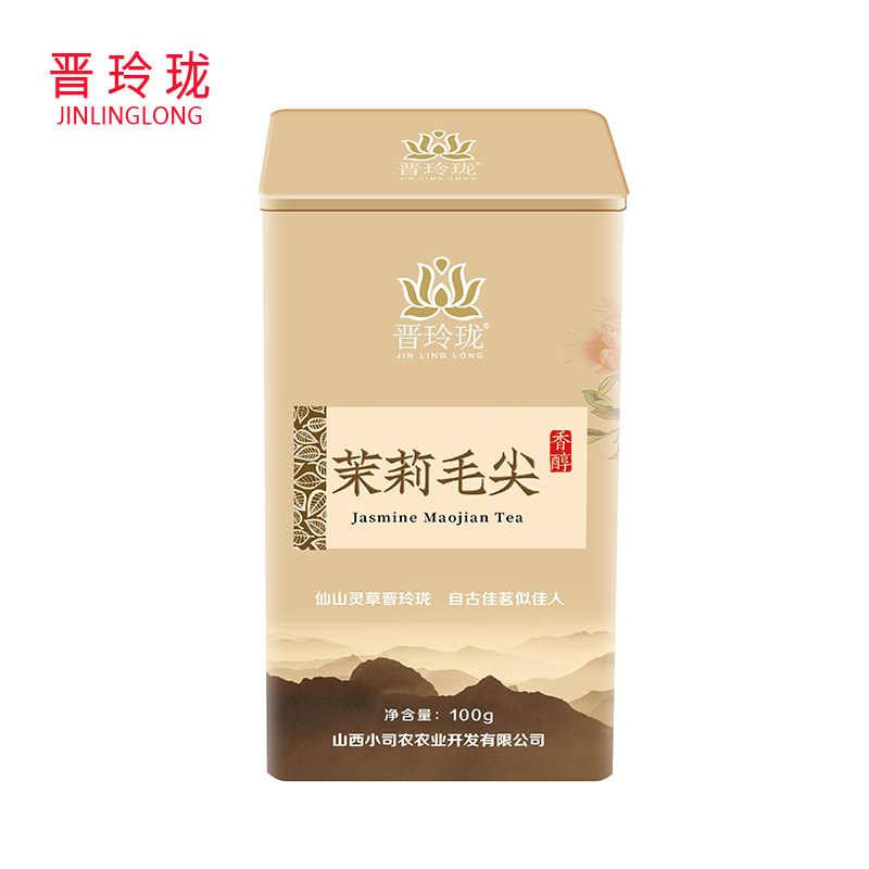 晋玲珑茉莉毛尖100g/罐