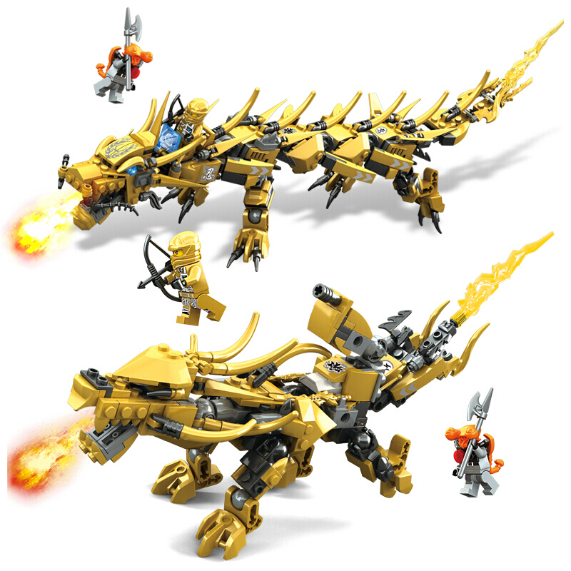 忍者龙拼装积木人仔大电影机甲男孩子巨龙凯恐龙玩具劳埃德青龙坐骑