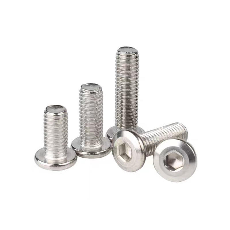 滇固 304不锈钢平头内六角螺栓 M8×16mm 百个