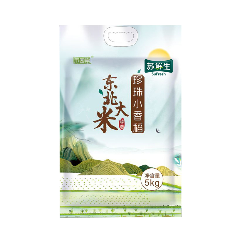 苏鲜生 禾园常联名款黑龙江大米东北大米珍珠小香稻5kg