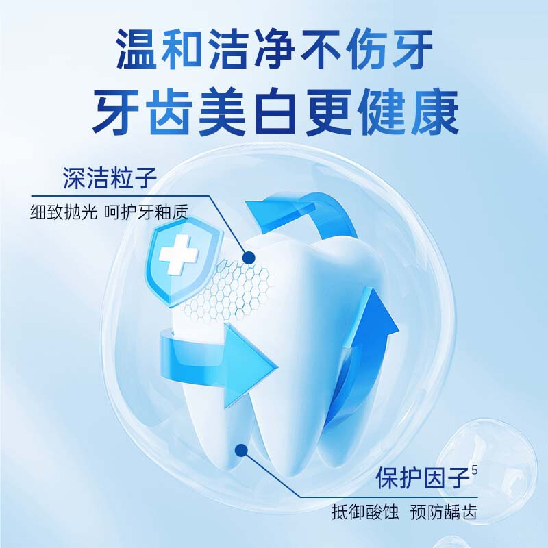 欧志姆 专研美白牙膏160g*3支高清大图