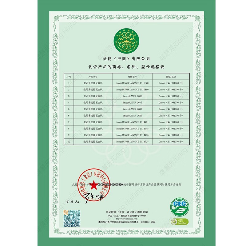 佳能(CANON) 4725/4735/4745/4751黑白激光A3大型商用办公数码复合机打印机 DX 4725轻办公+双面自动输稿器