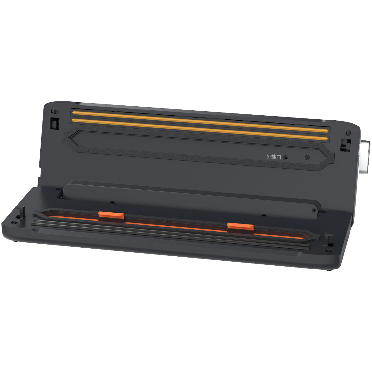 美的(Midea)真空封口机家用全自动真空封口机240W食品塑封机干湿两用大吸力严密封系列 MJ-KF23高清大图