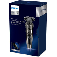 飞利浦(Philips) 电动剃须刀 S9711/33 充电式多效理容轮廓追踪干湿两用双层刀片三刀头全身水洗旋转式刮胡刀