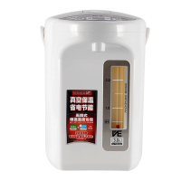 象印(ZOJIRUSHI)电热水瓶CV-TNH30C底盘加热按键式控制304不锈钢涂层内胆电动出水便捷高效3L 白色