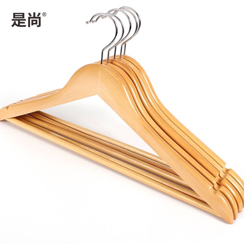 是尚 实木衣架 晾衣架 木质衣架高清大图