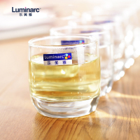 Luminarc法国弓箭乐美雅啤酒杯烈酒杯玻璃杯水杯茶杯200ML(六只装)13791不含铅易洗(非一次性使用)