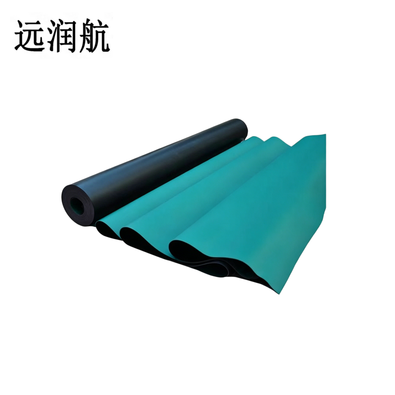 远润航 pvc防静电橡胶板 1m*10m*2mm 卷高清大图