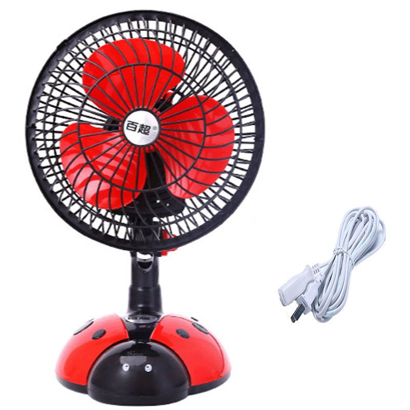 电风扇学生宿舍床上家用办公室小风扇卡通静音大风力台式小型电扇