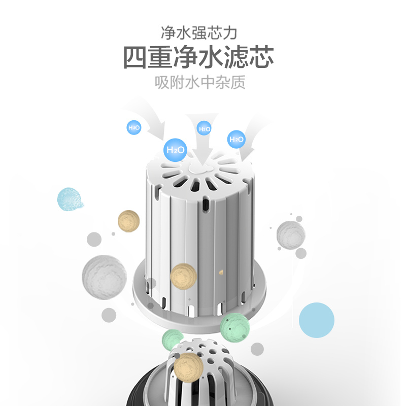 小熊(Bear)空气加湿器卧室婴儿 迷你家用办公室静音大雾量 桌面落地香薰机 智能恒湿 5升大容量 JSQ-C50R1