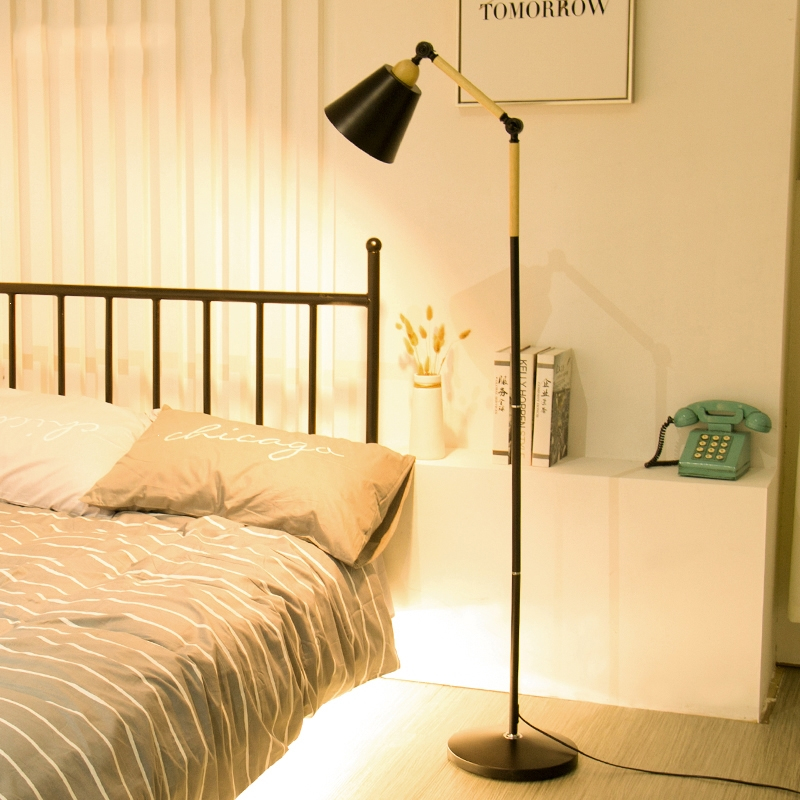 定制古达落地灯现代简约led钓鱼灯遥控创意北欧客厅卧室书房立式台灯