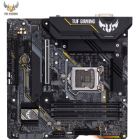 华硕（ASUS）TUF GAMING B460M-PLUS重炮手电脑台式机游戏主板 支持i5 10400F/10600KF/10700（8相供电/双M.2接口/USB3.2）