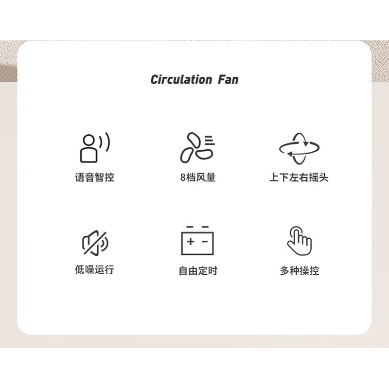 德世朗DESLON 空气循环扇DDQ-FUN06_高清大图