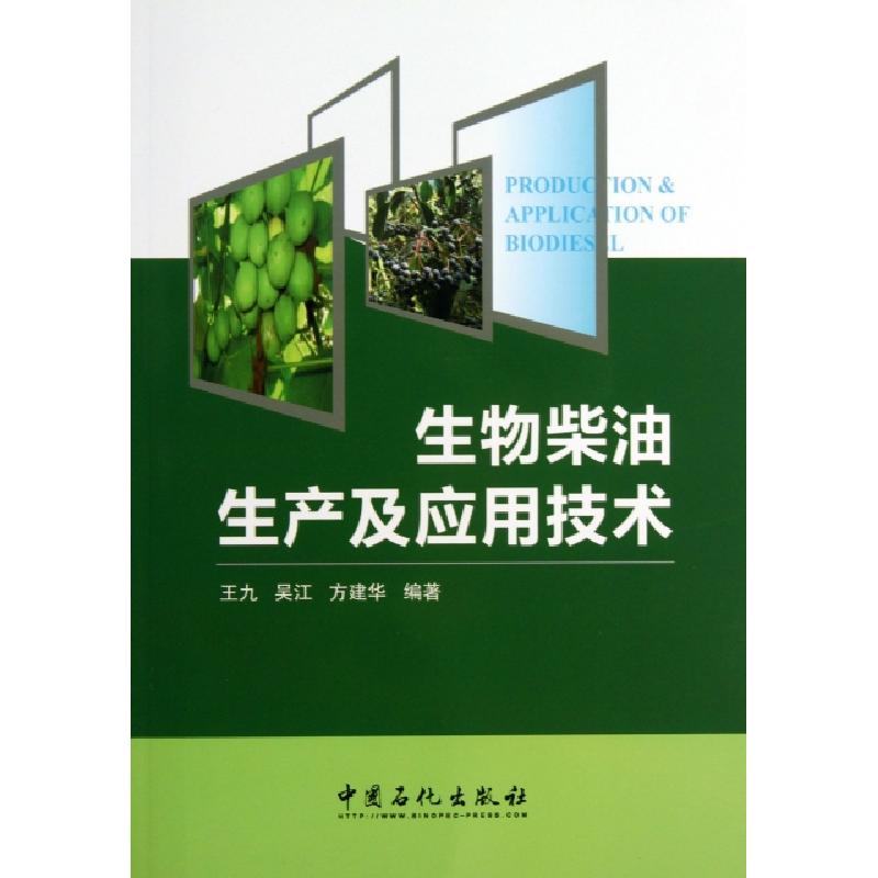 正版新书】生物柴油生产及应用技术王九 吴江 方建华 著978751142
