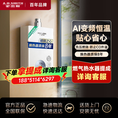 史密斯佳尼特16升燃气热水器JSQ31-TC1