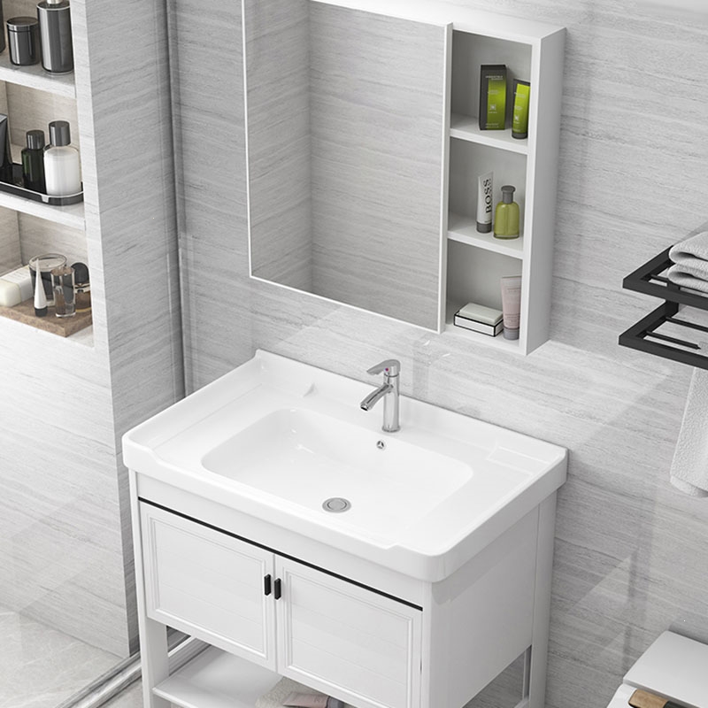 古达卫浴套装洗手盆浴室柜组合现代简约洗手台卫生间洗漱台一体洗脸盆