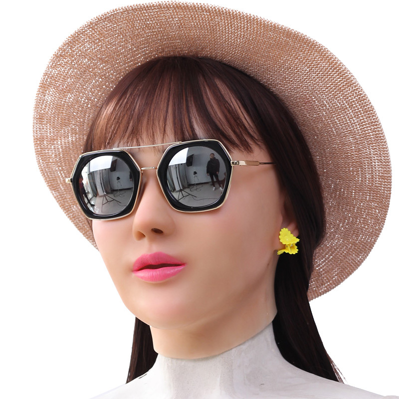 易容面具仿真假脸美女男变女成人全脸男用cd