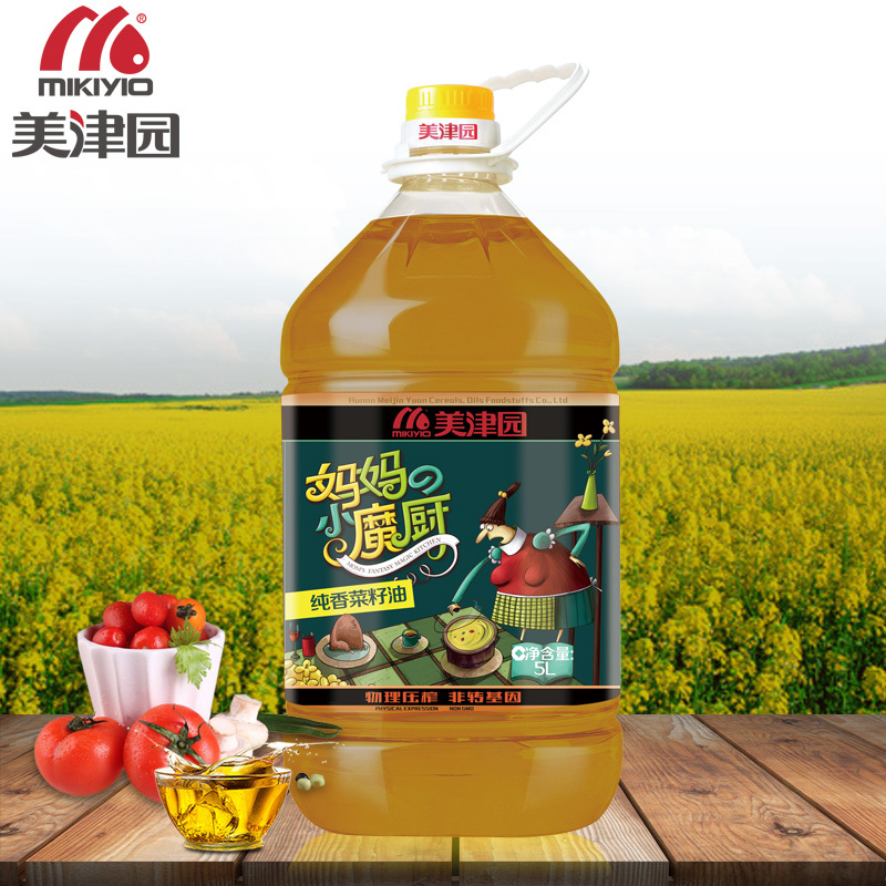 美津园粮油 非转基因 妈妈的小魔厨纯香菜籽5L