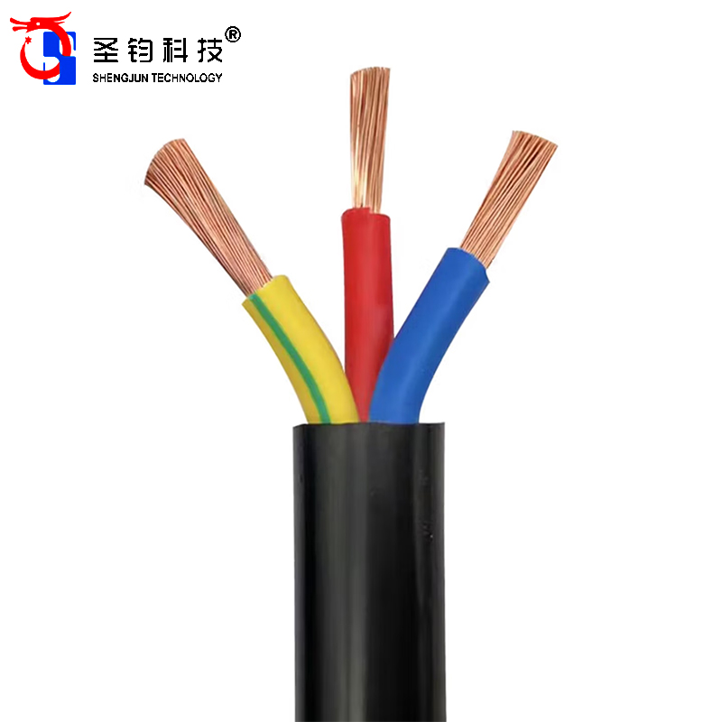 圣钧科技SHENGJUN TECHNOLOGY 聚氯乙烯护套软线 RVV 3*6 卷高清大图