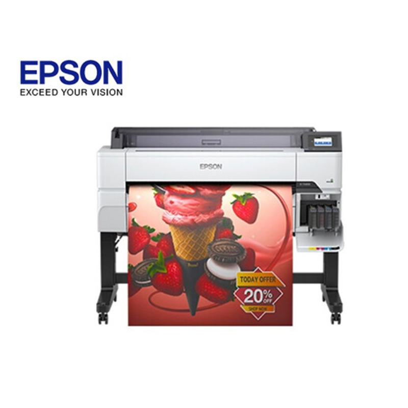 爱普生(EPSON)SC-T5485D A0+ 36英寸CAD工程图纸打印机 大幅面写真喷绘机 蓝图红章彩图绘图仪 (上门安装)
