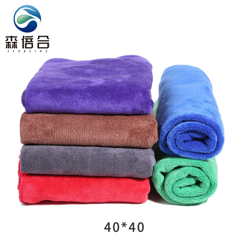 森倍合 纳米抹布保洁吸水抹布超细纤维抹布 40*40cm/条高清大图