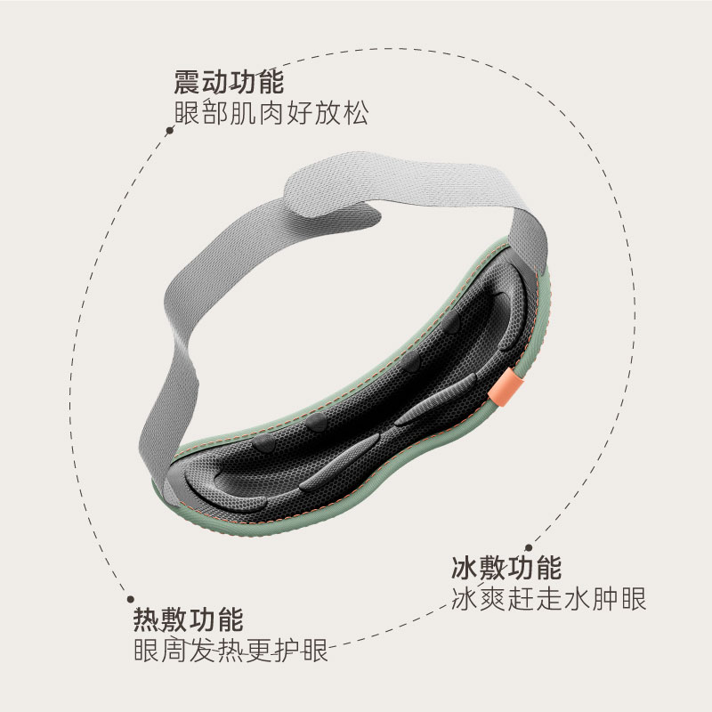 左点眼部按摩器震动款ZD- RE0201- D高清大图