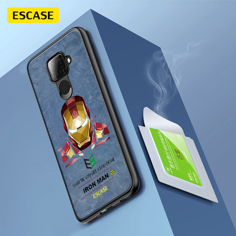 ESCASE华为nova 5i Pro/5z手机壳保护套 全包防摔香水味保护壳 欧美ins风新款情侣个性潮男女潮牌钢铁侠