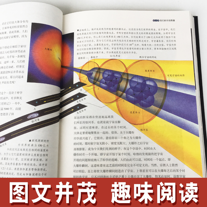 [正版]彩图全解精装版图说时间简史原版史蒂芬霍金时间简史插图版科学知识科普百科时间简史普及版青少年探索时间空间原子天文