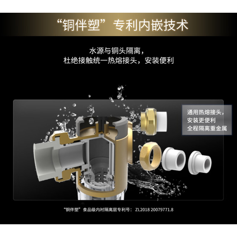开能(Canature) 开能全屋前置净水器自来水前置过滤器家用大流量反冲洗净水器家用中央净水机PF-G23