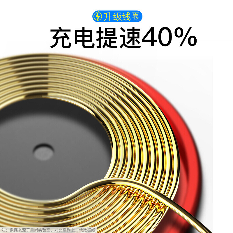 苹果无线充电器 适用于iphoneX/8 plus手机快充三星S8 S6通用 玫瑰金