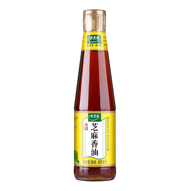 太太乐芝麻油香油405mL压榨食用芝麻香油火锅凉拌面 调味厨房调料