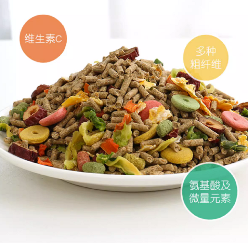 豚鼠天竺鼠荷兰猪专用粮食主粮兔粮兔饲料零食荷兰鼠食物用品5斤高清大图
