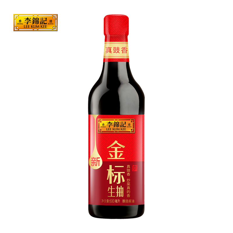 李锦记金标生抽500ml 酱油下饭菜烧烤料调味品拌饭酱油凉拌炒菜火锅蘸点 金标生抽500ml*1瓶高清大图