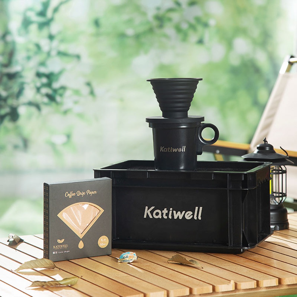 KATIWELL 户外露营系列珐琅搪瓷杯咖啡杯 露营套装高清大图