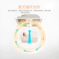 奥普(AUPU)浴霸QDP1020CL(白)吊顶式风暖浴霸 暖风机 集成吊顶式 卫生间